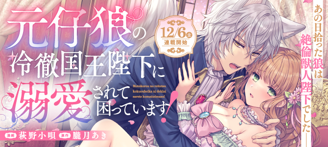 元仔狼の冷徹国王陛下に溺愛されて困っています!