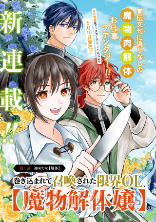 巻き込まれて召喚された限界OL、ギルド所属の【魔物解体嬢】として奮闘中 THE COMIC